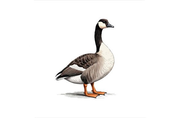 Bringing the Wild to Your Designs: The Power of a Canada Goose Bird Art Illustration