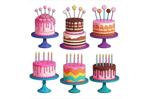 Collection of Birthday Cakes: A Design Asset Evaluation