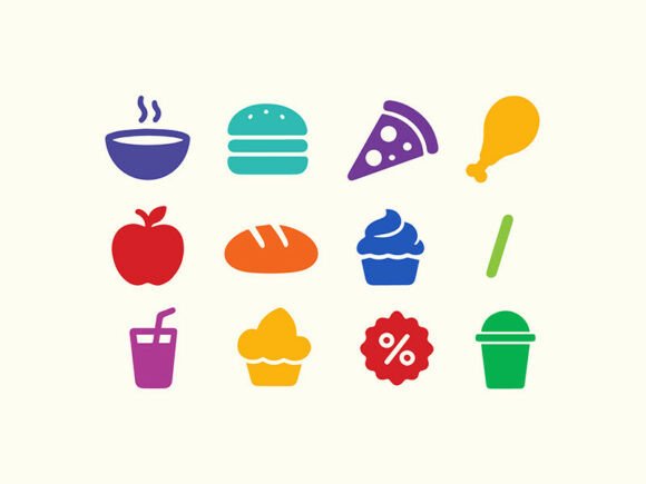Enhancing Digital Projects with a Versatile Food Drink Icon Pack