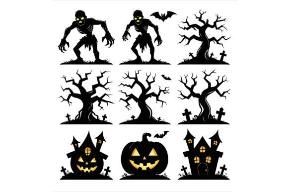 Spooky Halloween Silhouettes: Vector Art Guide