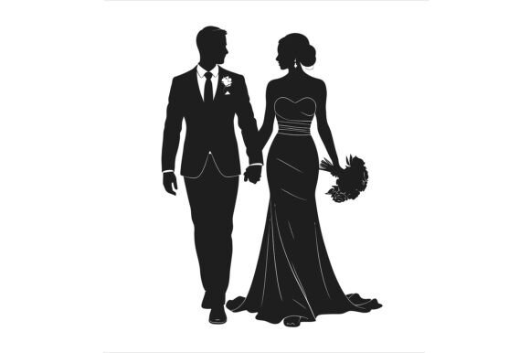 The Enduring Appeal of the Wedding Couple Silhouette in Modern Design