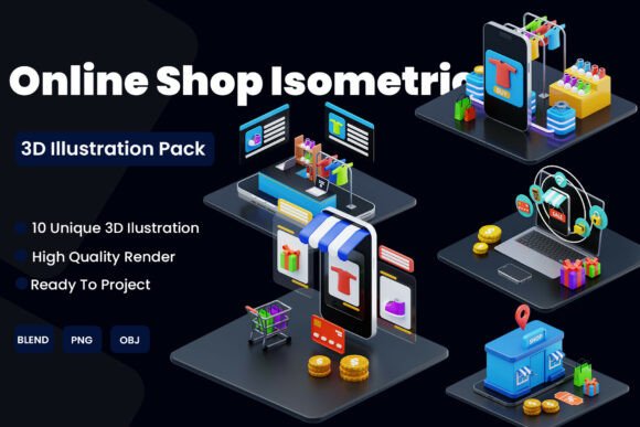 Transforming Ecommerce Visuals with a 3D Isometric Online Shop